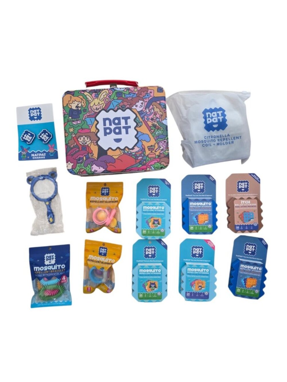 NatPat Huge Bundle Tick Mosquito Repellent Stickers Bracelets Itch Relief